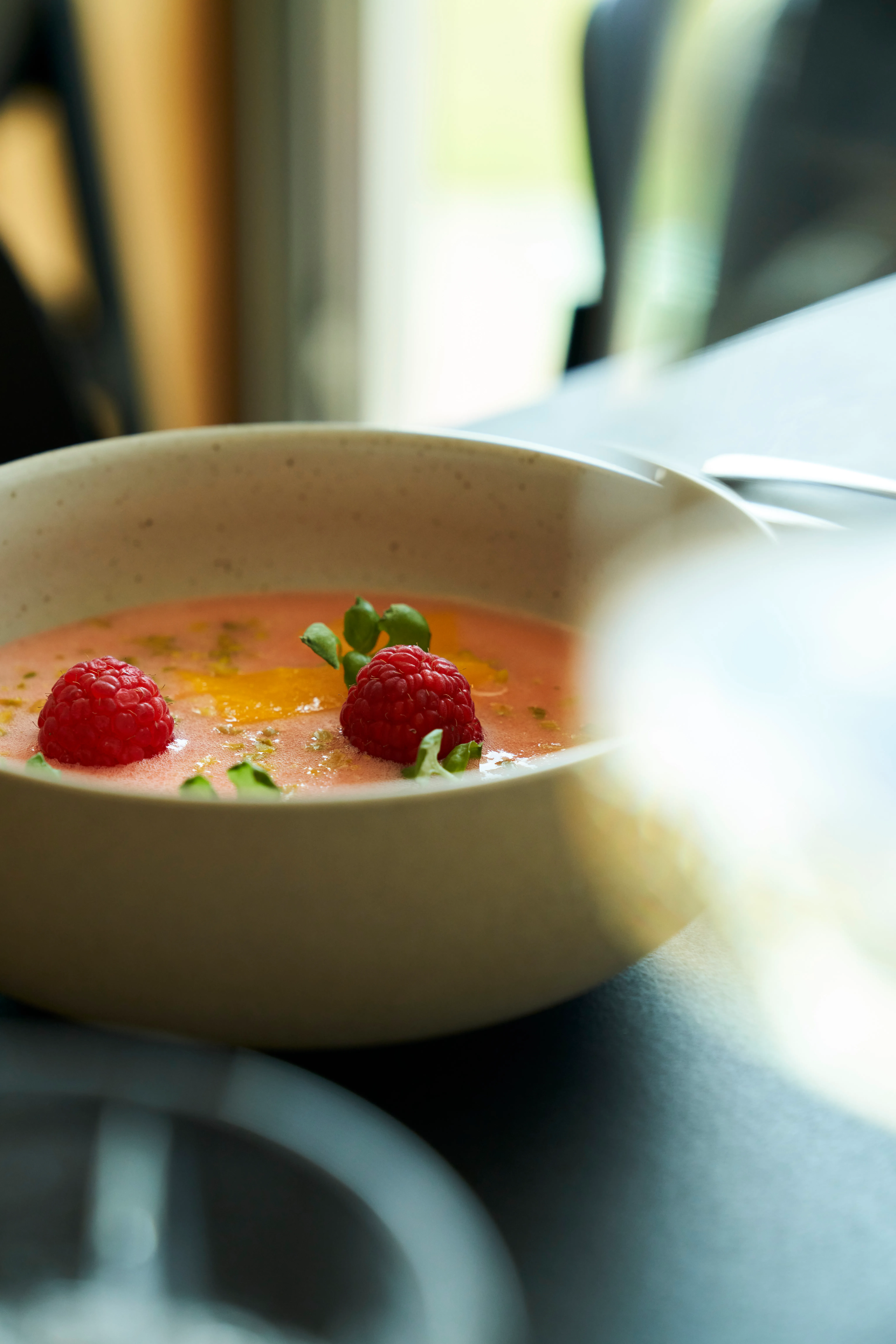 leckere Suppe schön angerichtet