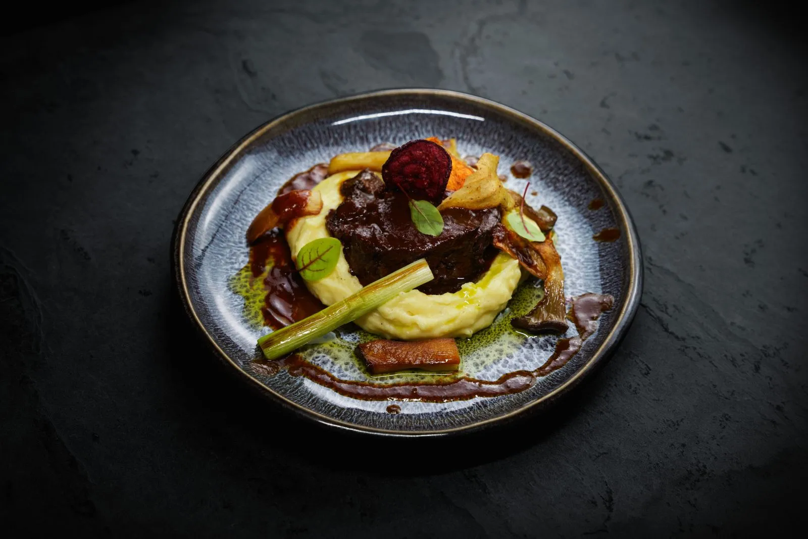 Frisches veganes Gericht