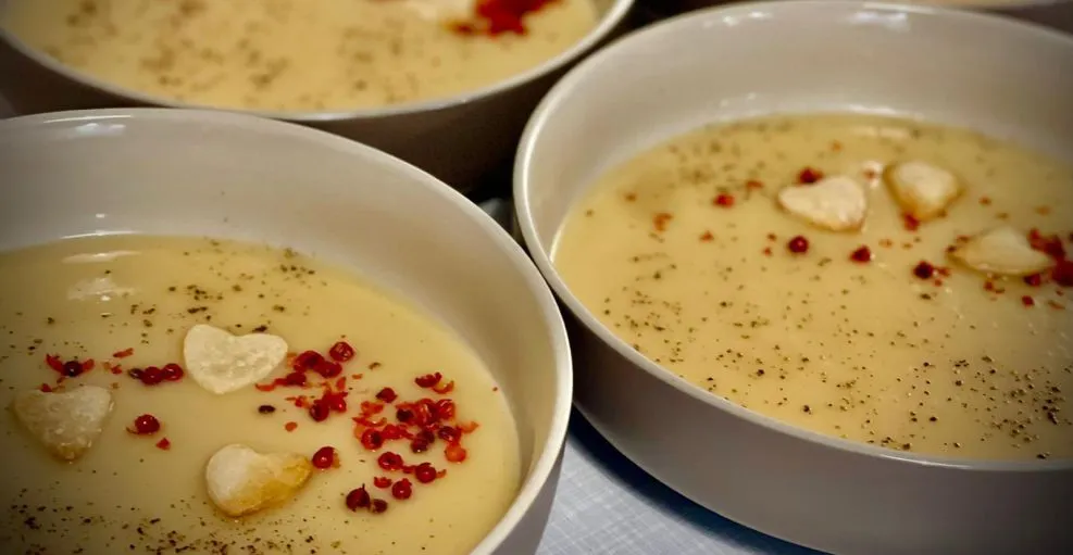 Schön angerichtete kulinarische Speisen